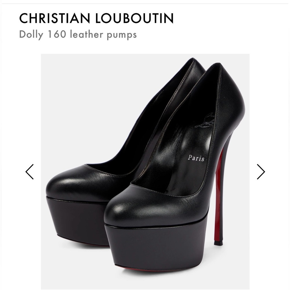 Brand New only worn once! Christian Louboutin Dolly Pump ALTA 160… size 39.5